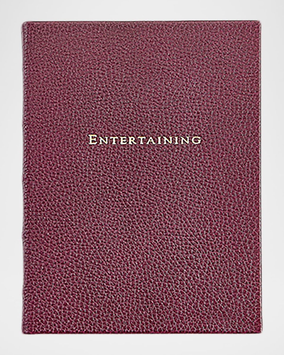Leather-Bound Entertaining Book